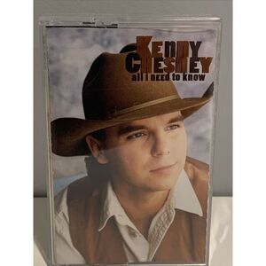 Kenny Chesney: All I Need to Know‎ Cassette Tape